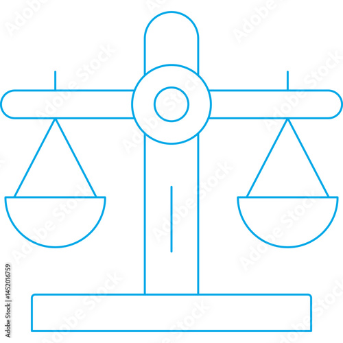Law icon single vector illustration