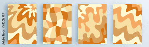 Modern abstract covers set, minimal covers design. Colorful geometric background, vector illustration.