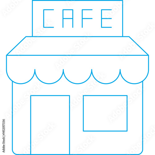 Cafe icon single vector illustration