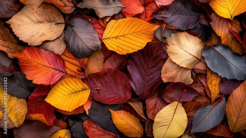 autumn leaves background with warm tones autumn leaves background with warm tones
