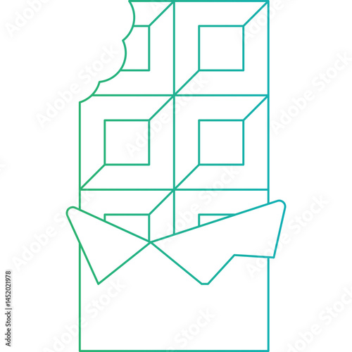 Chocolate icon single vector illustration