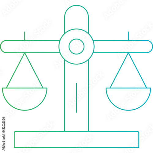 Law icon single vector illustration