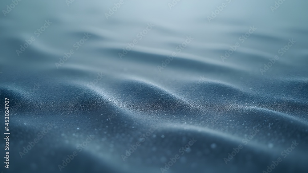 Obraz premium Abstract Blue Water Surface Texture Background, Gentle Waves, Ai Generated