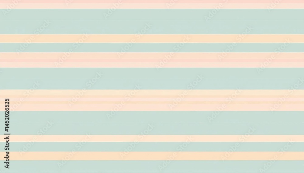 Fototapeta premium Subtle pastel stripes, modern Scandinavian seamless pattern Minimalist design, ideal for branding & textiles, delicate, soft