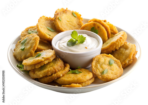 Fried Pickles with Ranch
