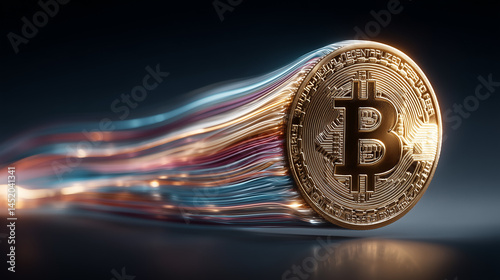 Golden Bitcoin, coin, crypto