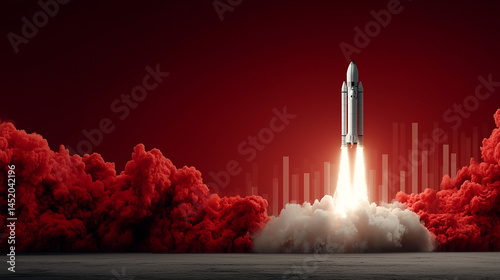 Rocket stock market, crypto, trading bitcoin