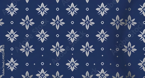 seamless pattern with embroidery pattern