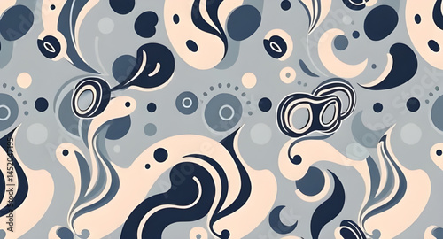 seamless pattern with embroidery pattern