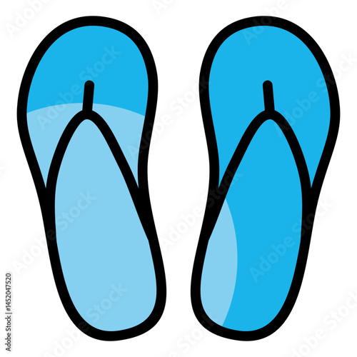 Flip Flops  Icon Element For Design