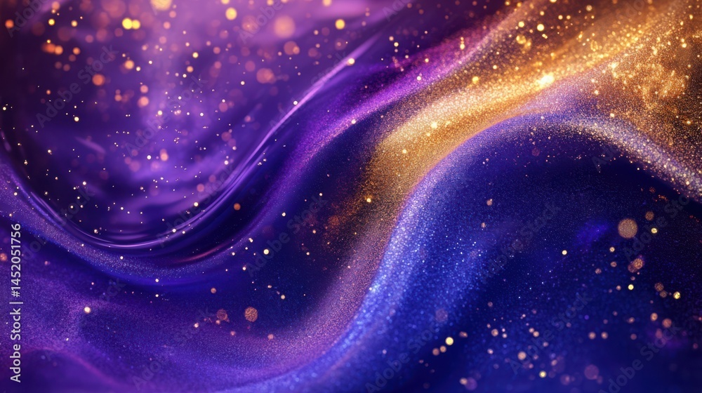 Sharp-focused abstract wallpaper with twisting ribbons of electric purple, cobalt blue, and radiant gold, high clarity and ultra-high resolution Sharp-focused abstract wallpaper with twisting ribbons of electric purple, cobalt blue, and radiant gold, high clarity and ultra-high resolution