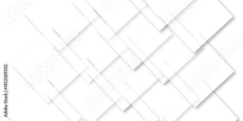 abstract background with white lines. White floor tiles abstract layers smooth 3d shadow vector design wallpaper. abstract white geometric background	