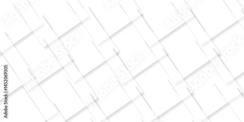 Colorful White floor tiles abstract layers smooth 3d shadow vector design wallpaper. abstract white geometric background	