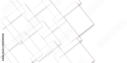 Colorful White floor tiles abstract layers smooth 3d shadow vector design wallpaper. abstract white geometric background	