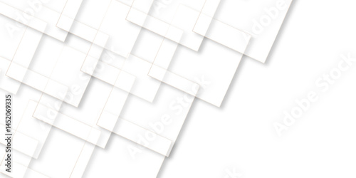 Colorful White floor tiles abstract layers smooth 3d shadow vector design wallpaper. abstract white geometric background	
