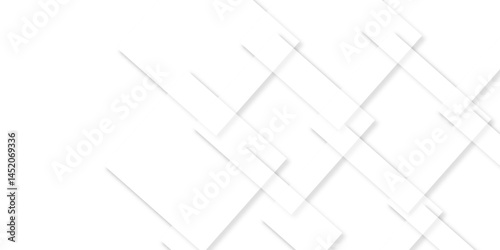 abstract background with white lines. White floor tiles abstract layers smooth 3d shadow vector design wallpaper. abstract white geometric background	