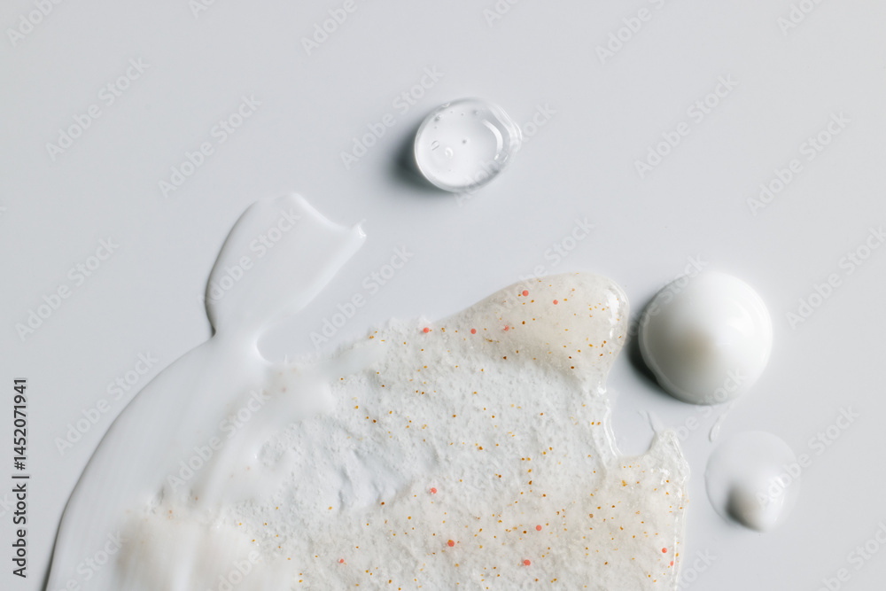 Fototapeta premium various cosmetic creams and products