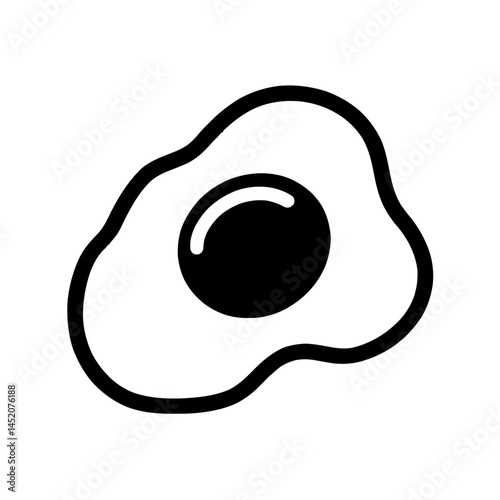 Fried Egg Illustration
