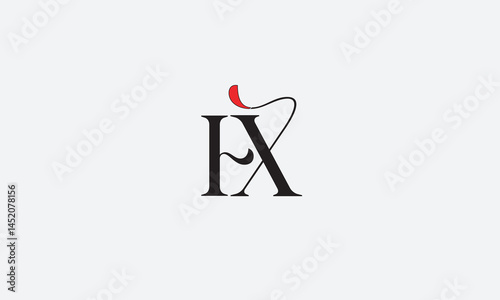 HX, XH , H , X , Abstract Letters Logo Monogram	