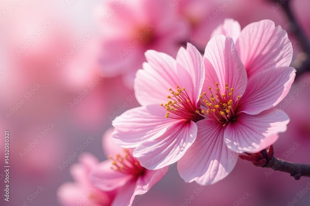 Intricate sakura motif, full bloom, overlapping petals, vibrant pink hues, elegant, cherry blossom, petals Intricate sakura motif, full bloom, overlapping petals, vibrant pink hues, elegant, cherry blossom, petals