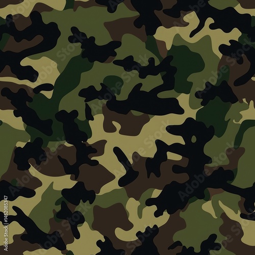 American woodland camouflage pattern backgrounds military repetition.