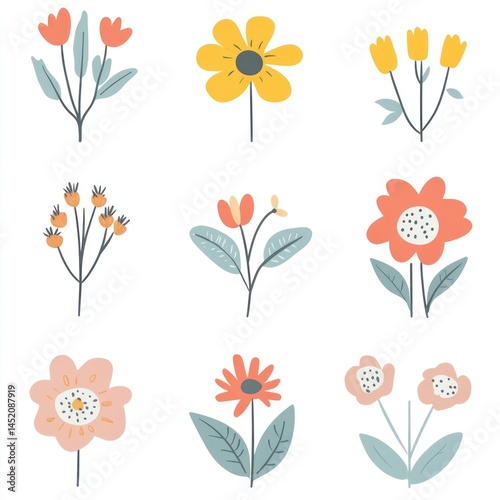A flower art illustration botanical.
