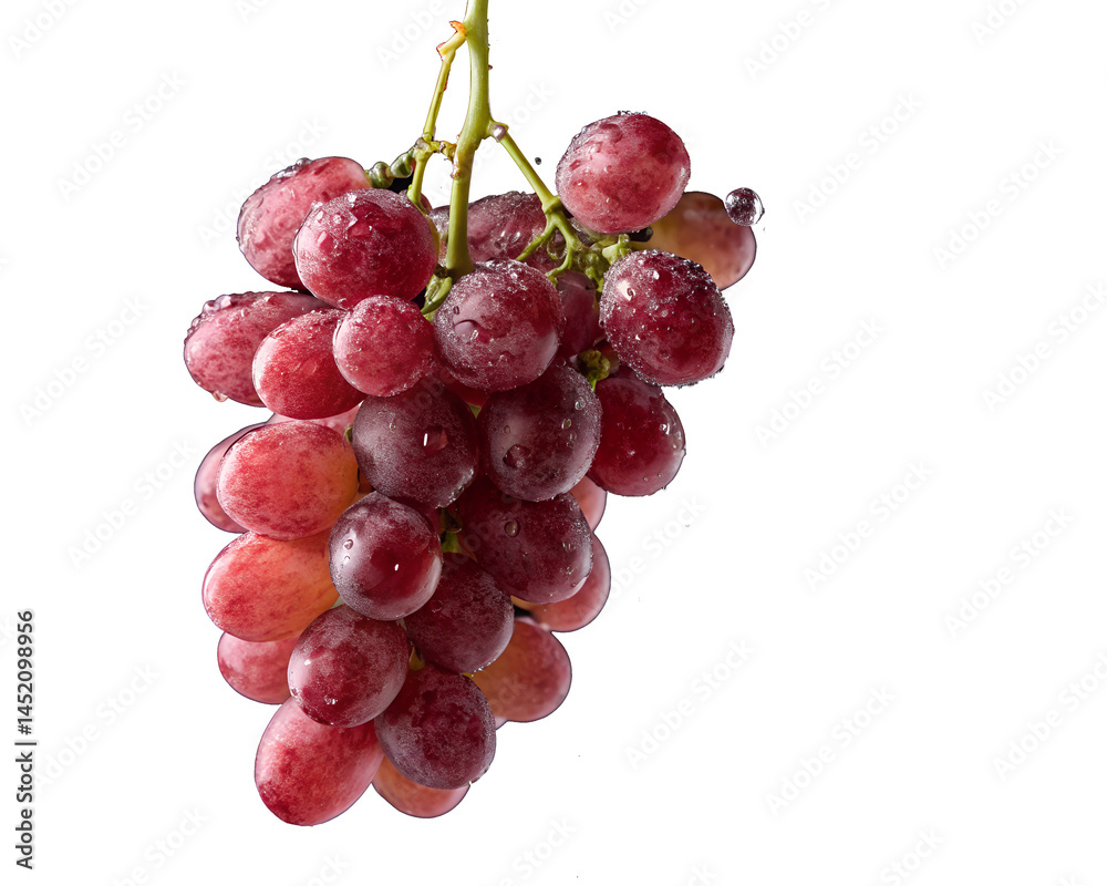 Fototapeta premium bunch of red grapes
