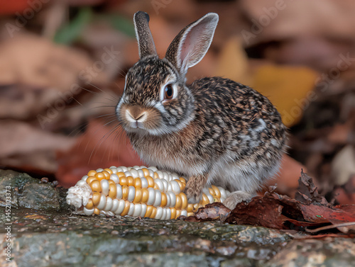 wiry fur rabbit giant corn coarse surface kernels