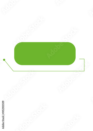 Rectangular text frame, highlighter, die,