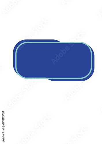 Rectangular text frame, highlighter, die,