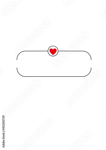 Rectangular text frame, highlighter, die,