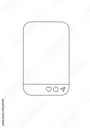 phone, messenger, text frame, highlighter, die,