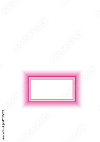 Rectangular frame for inscriptions and text, separator die, die