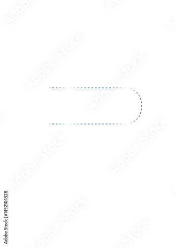Rectangular frame for inscriptions and text, separator die, die