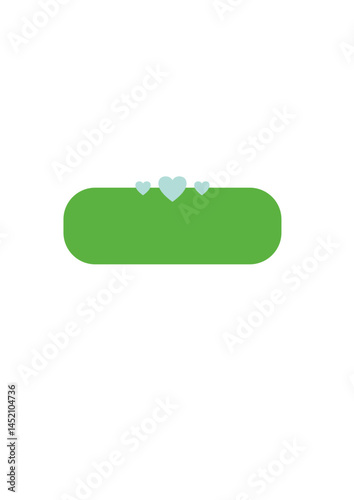 Rectangular text frame, highlighter, die,