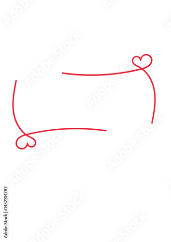 Rectangular text frame, highlighter, die,