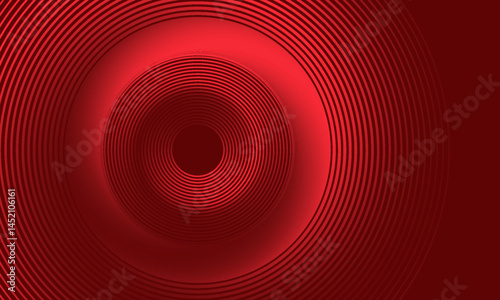 Red abstract background. Dynamic shapes composition. Eps10 vector