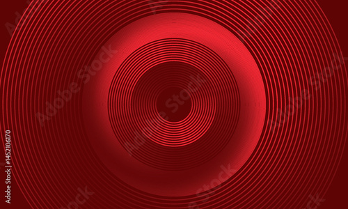 Red abstract background. Dynamic shapes composition. Eps10 vector