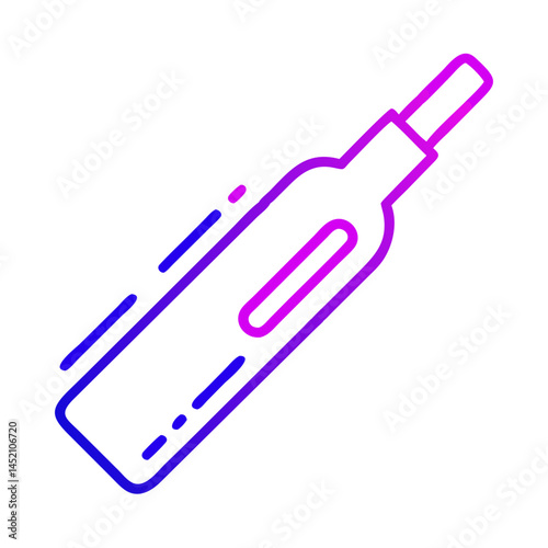 vector illustration of a bottle