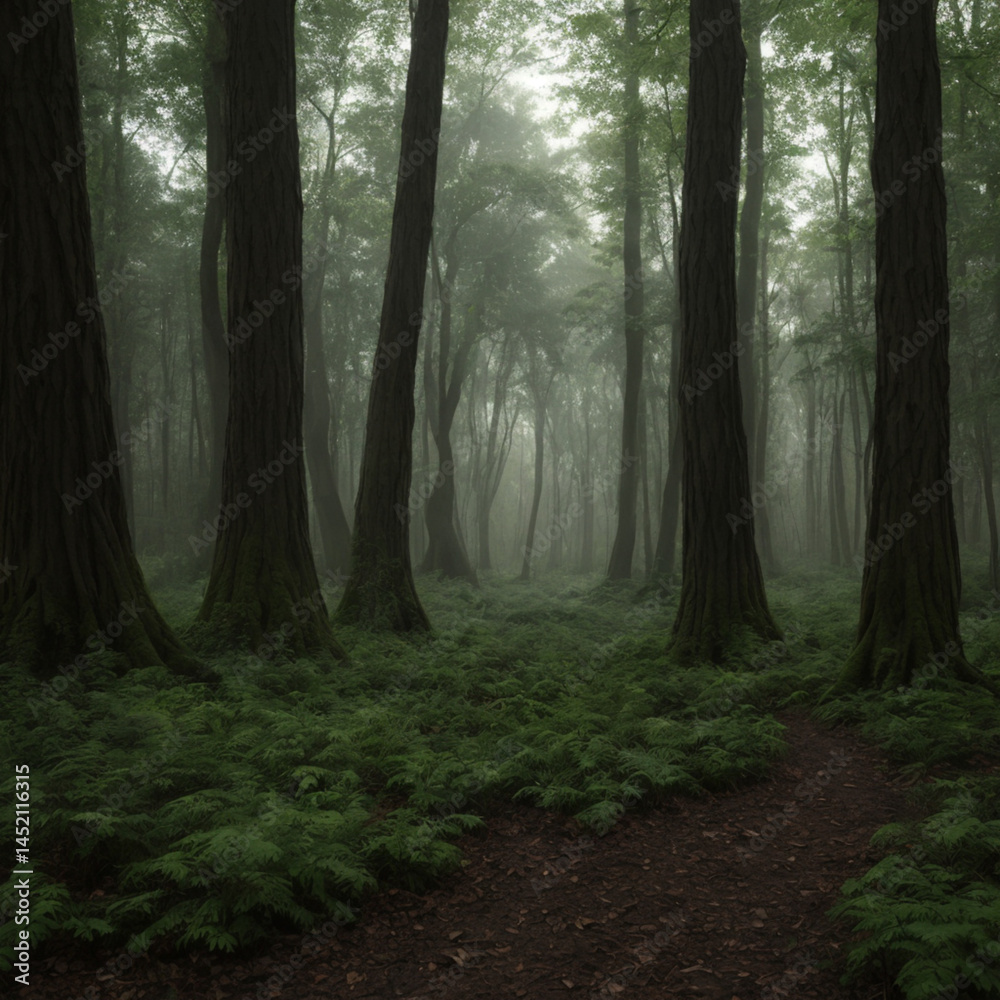 Obraz premium Into the Heart of the Woods