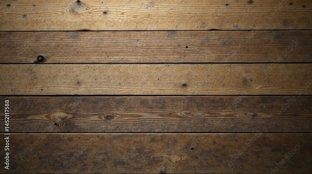 Fototapeta premium Rustic Wooden Planks Background Texture Showing Natural Grain and Subtle Variations in Color and Tone