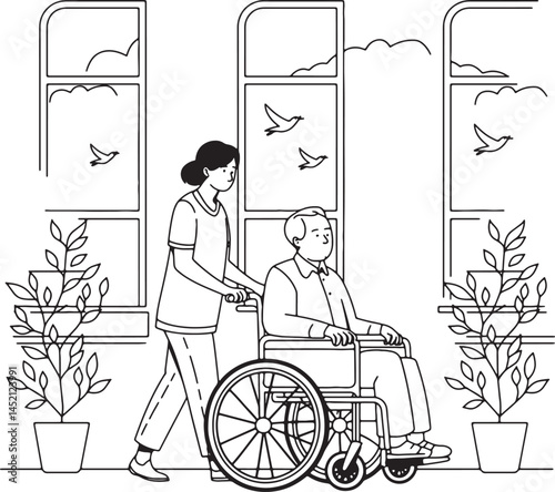 disabled person in wheelchair