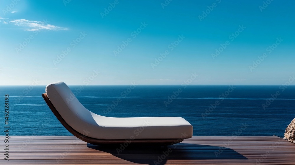 Fototapeta premium chair on the beach