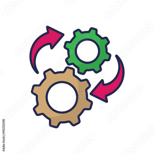 Process Vector icon