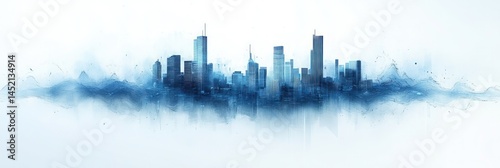 Misty Cityscape