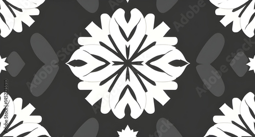 seamless pattern with embroidery pattern