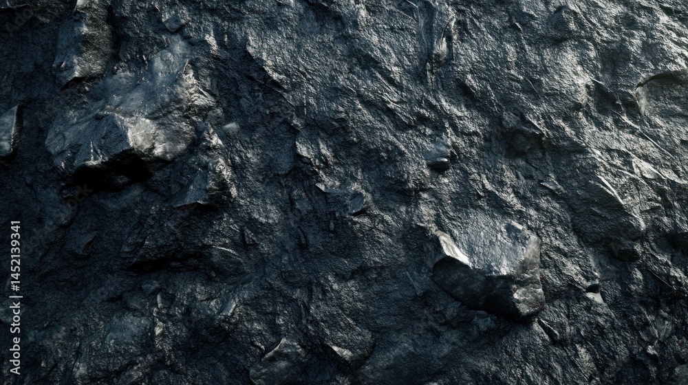 Dark Gray Rock Face Texture: A Detailed Close-Up of Rugged Stone Surface Dark Gray Rock Face Texture: A Detailed Close-Up of Rugged Stone Surface
