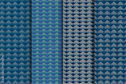 Abstract blue background with circles