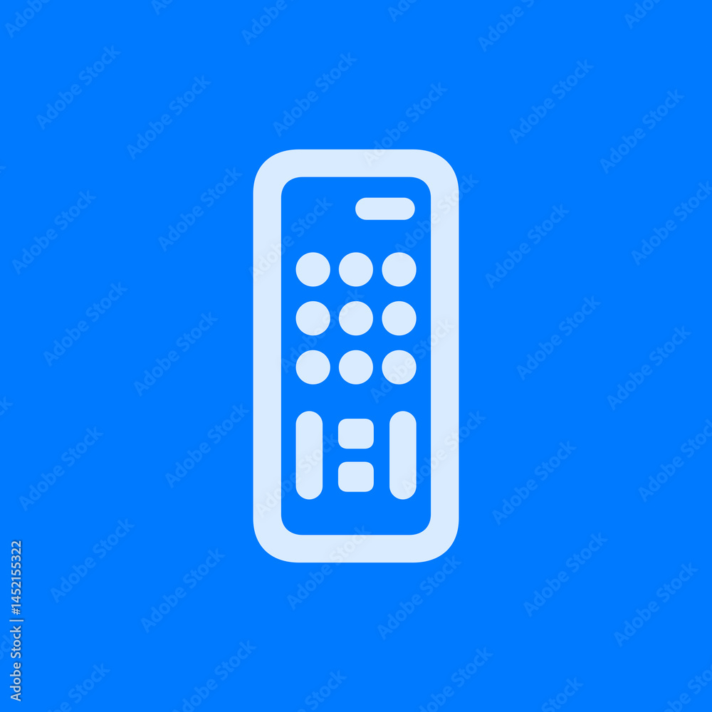 Remote Control Outline Icon Remote Control Outline Icon