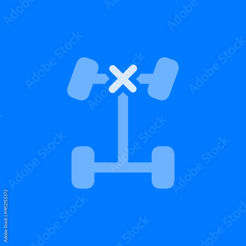 Front Axle Disengaged Icon